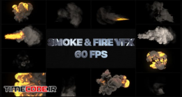 دانلود پروژه آماده افترافکت : افکت انفجار و دود  Smoke And Fire VFX Elements