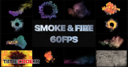 دانلود پروژه آماده افترافکت : افکت انفجار و دود Smoke And Fire VFX Simulation
