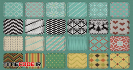 دانلود 30 تکسچر و پترن بافتنی Seamless Knit Textures