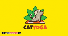 دانلود فایل لایه باز لوگو یوگا CAT YOGA – Mascot & Esport Logo