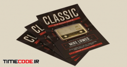 دانلود پوستر لایه باز کنسرت موسیقی Classic Music Flyer
