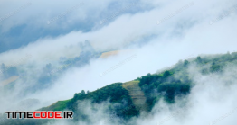 دانلود عکس استوک : کوه جنگلی مه آلود Clouds On Mountains