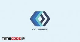 دانلود فایل لایه باز لوگو Color Hex Logo Template