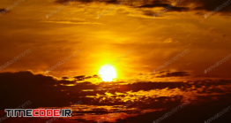 دانلود عکس استوک : غروب خورشید Dramatic Sky