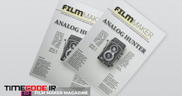 دانلود قالب لایه باز ایندیزاین : مجله سینمایی Film Maker | Magazine Template