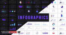 دانلود پروژه آماده افترافکت : مجموعه نمودار و چارت Infographics