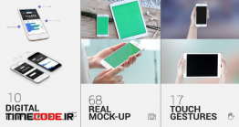 دانلود پروژه آماده افترافکت : مجموعه پرده سبز موبایل ITouch 2 | App Promo Mock-Up Kit