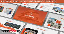 دانلود قالب پاورپوینت مسکن و املاک La Casa – Real Estate Powerpoint Template