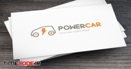 دانلود فایل لایه باز لوگو ماشین Power Car Logo Template