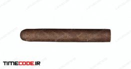 دانلود عکس استوک : سیگار برگ Snuff Cigar Isolated
