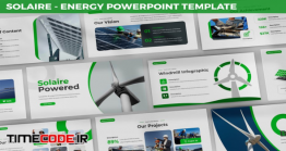 دانلود قالب پاورپوینت انرژی خورشیدی  Solaire – Energy Powerpoint Template