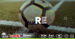 دانلود پروژه آماده افترافکت : تیزر تبلیغاتی ورزشی Sport Soccer Promo