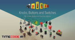 دانلود مجموعه عکس بدون پس زمینه : دکمه Knobs, Buttons, And Switches Collection