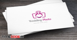 دانلود فایل لایه باز لوگو آماده آتلیه عروس Wedding Photo Logo Template