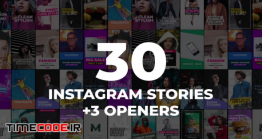 دانلود پروژه آماده پریمیر : 30 استوری اینستاگرام Instagram Stories Pack