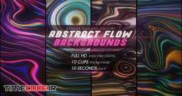 دانلود بک گراند موشن گرافیک Abstract Flow Backgrounds