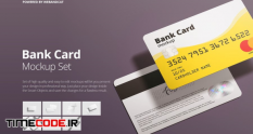 bank membership card mockup 44680 56 10 457