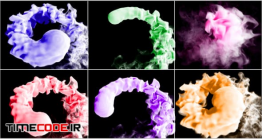 دانلود فوتیج آلفا دود های رنگی Color Smokes V2