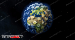 دانلود عکس کره زمین با تکسچر کرونا  Corona Virus, Globe, Earth.