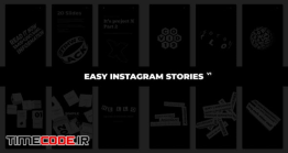 دانلود پروژه آماده افترافکت : استوری اینستاگرام Easy Instagram Stories