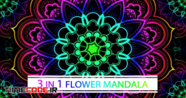 دانلود بک گراند موشن گرافیک ماندالا Flower Mandala