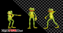 دانلود فوتیج آلفا قورباغه در حال رقصیدن Frog Dancing
