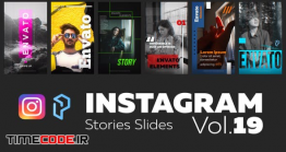 دانلود پروژه آماده افترافکت : استوری اینستاگرام Instagram Stories Slides Vol. 19