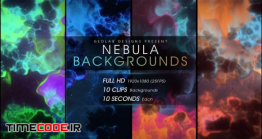 دانلود 10 بک گراند موشن گرافیک Nebula Backgrounds