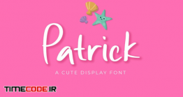 دانلود فونت انگلیسی فانتزی  Patrick Cute Display Font