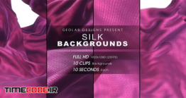 دانلود بک گراند متحرک از حرکت پارچه Silk Backgrounds L Smooth Cloth Backgrounds