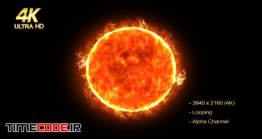 دانلود فوتیج خورشید از نمای نزدیک Sun
