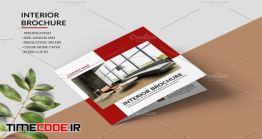 دانلود فایل لایه باز بروشور طراحی داخلی Interior Design Brochure