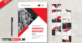 دانلود قالب لایه باز ایندیزاین : گزارش سالانه Annual Report
