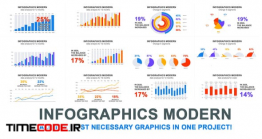 دانلود پروژه آماده افترافکت : اینفوگرافی Infographics Modern