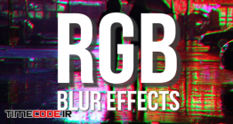 دانلود افکت نویز رنگی مخصوص پریمیر RGB Blur Shake Effects