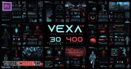 دانلود پروژه آماده پریمیر  Vexa HUD Infographics Essential Graphics | Mogrt