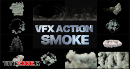 دانلود قالب موشن گرافیک پریمیر : دود VFX Action Smoke