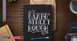 دانلود فونت انگلیسی کلاسیک Baker Street Rough