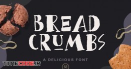 دانلود فونت انگلیسی آشپزی  Bread Crumbs – Delicious Font