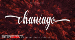 دانلود فونت انگلیسی گرافیکی Chaniago Natural Brush Typeface