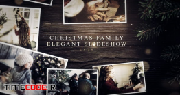 دانلود پروژه آماده افترافکت : اسلایدشو کریسمس Christmas Family Elegant Slideshow