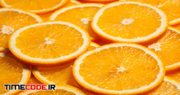 دانلود عکس لیمو برش خورده Colorful Orange Fruit Slices