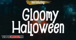 دانلود فونت انگلیسی هالووین Gloomy – Halloween Font
