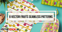دانلود پترن فانتزی میوه Happy Fruits Seamless Patterns