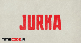 دانلود فونت انگلیسی گرافیکی Jurka Typeface