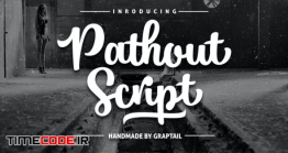 دانلود فونت انگلیسی خوشنویسی Pathout Script