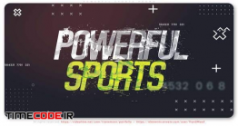 دانلود پروژه آماده افترافکت : تیزر تبلیغاتی ورزشی Powerful Sports Promo