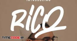 دانلود فونت انگلیسی قلمو Rico – Display Script