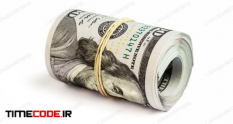 roll of hundred dollar bills isolated 43557 20 07 135