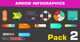 دانلود فوتیج فلش اینفوگرافی آلفا Arrow Infographics Pack